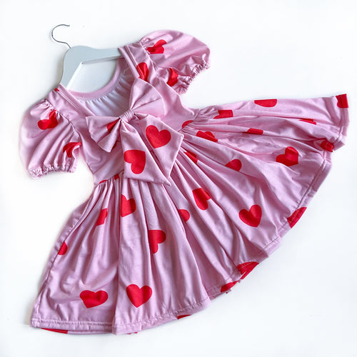 All my heart bow back dress