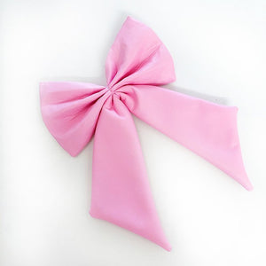 Candy Pink Leather look deluxe Interchangeable bow