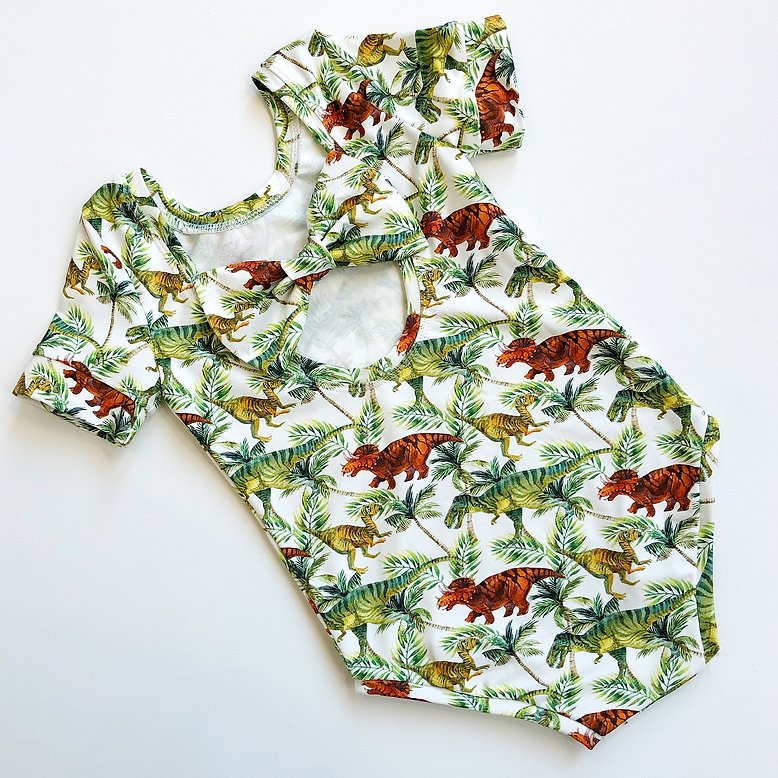 Roarsome Bow Back Bodysuit