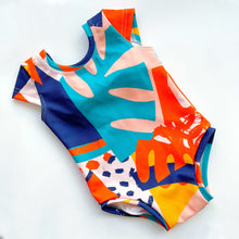Load image into Gallery viewer, Geometric Jungle Bow Back Bodysuit