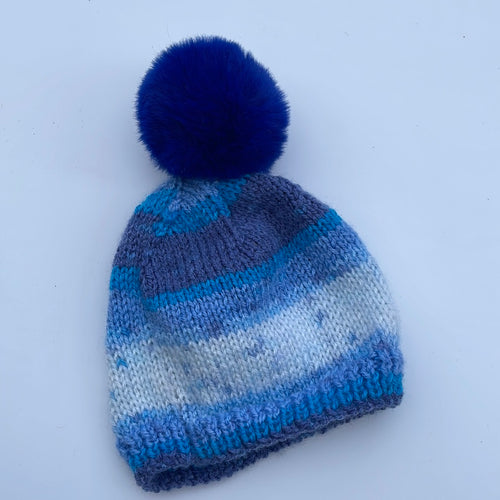 Hand knitted hat 6-12m