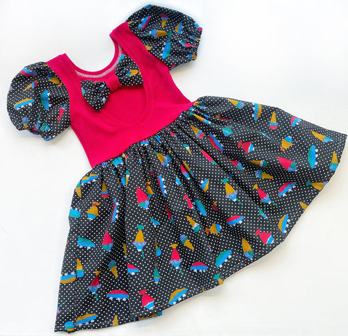 Ice cream parlour Bow Dress