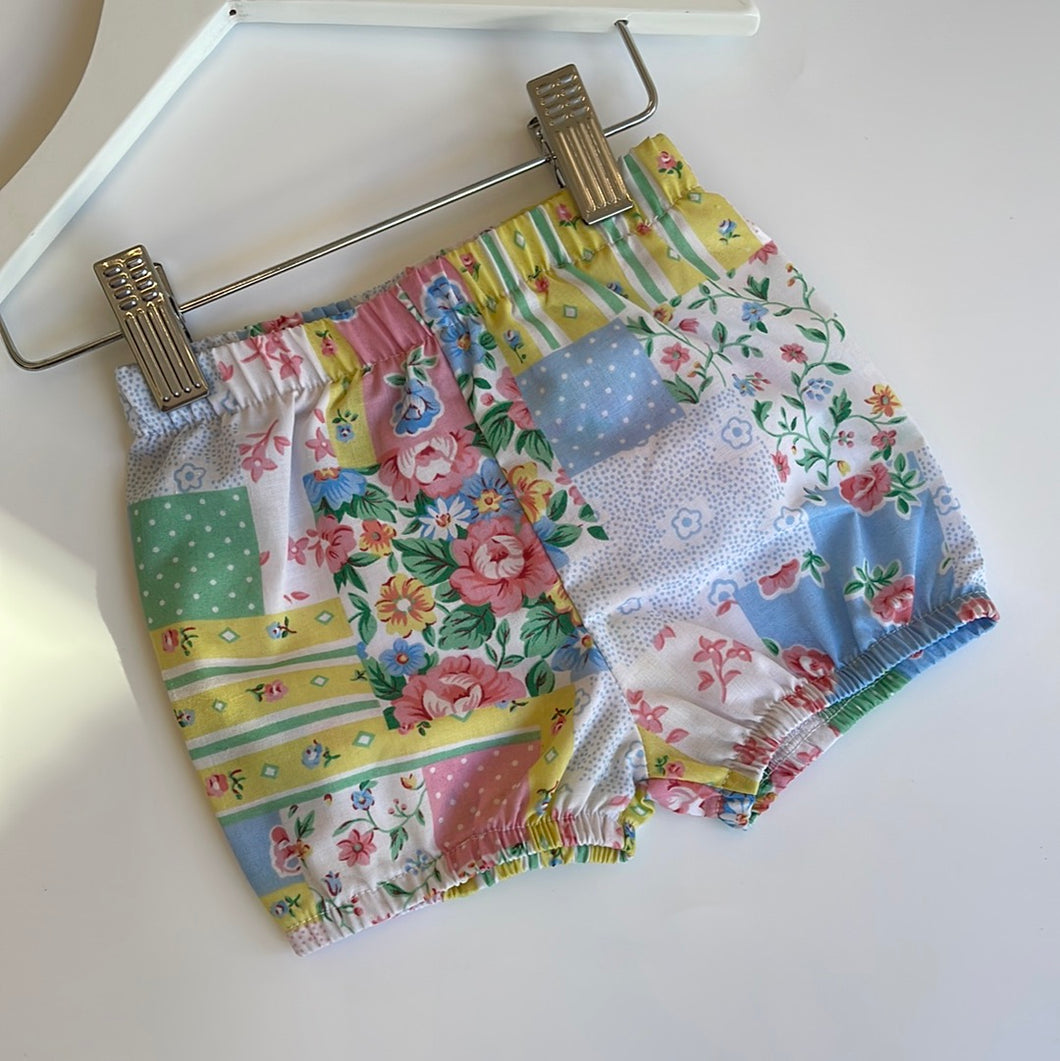 3-6m patchwork bloomers