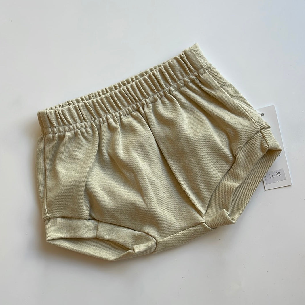 Beige jersey shorts
