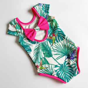 Club Tropicana Bow Back Bodysuit