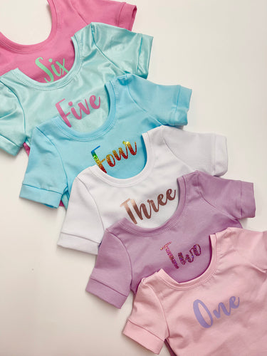 Number Bow Back Bodysuit
