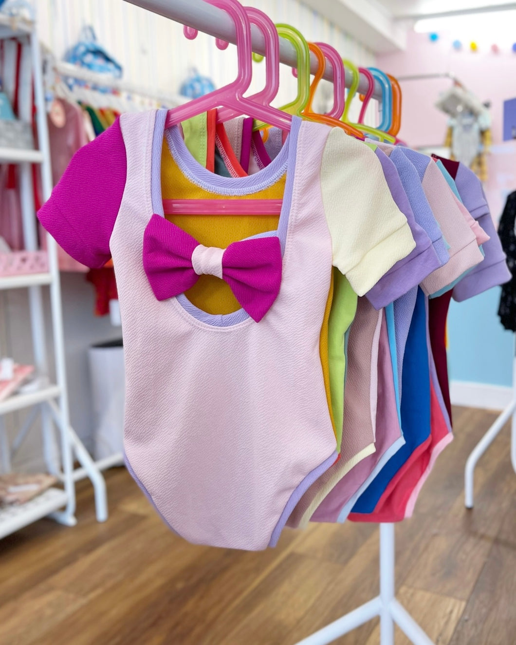 The Patchwork Bow Back Bodysuit