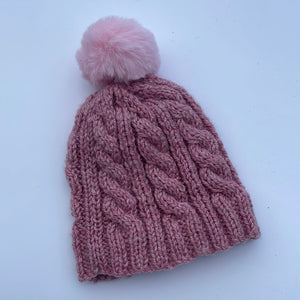 Hand knitted hat 2-4yrs