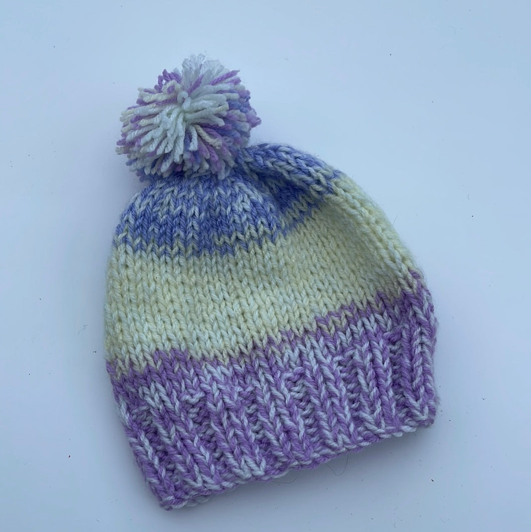 Hand knitted hat 1-2yrs