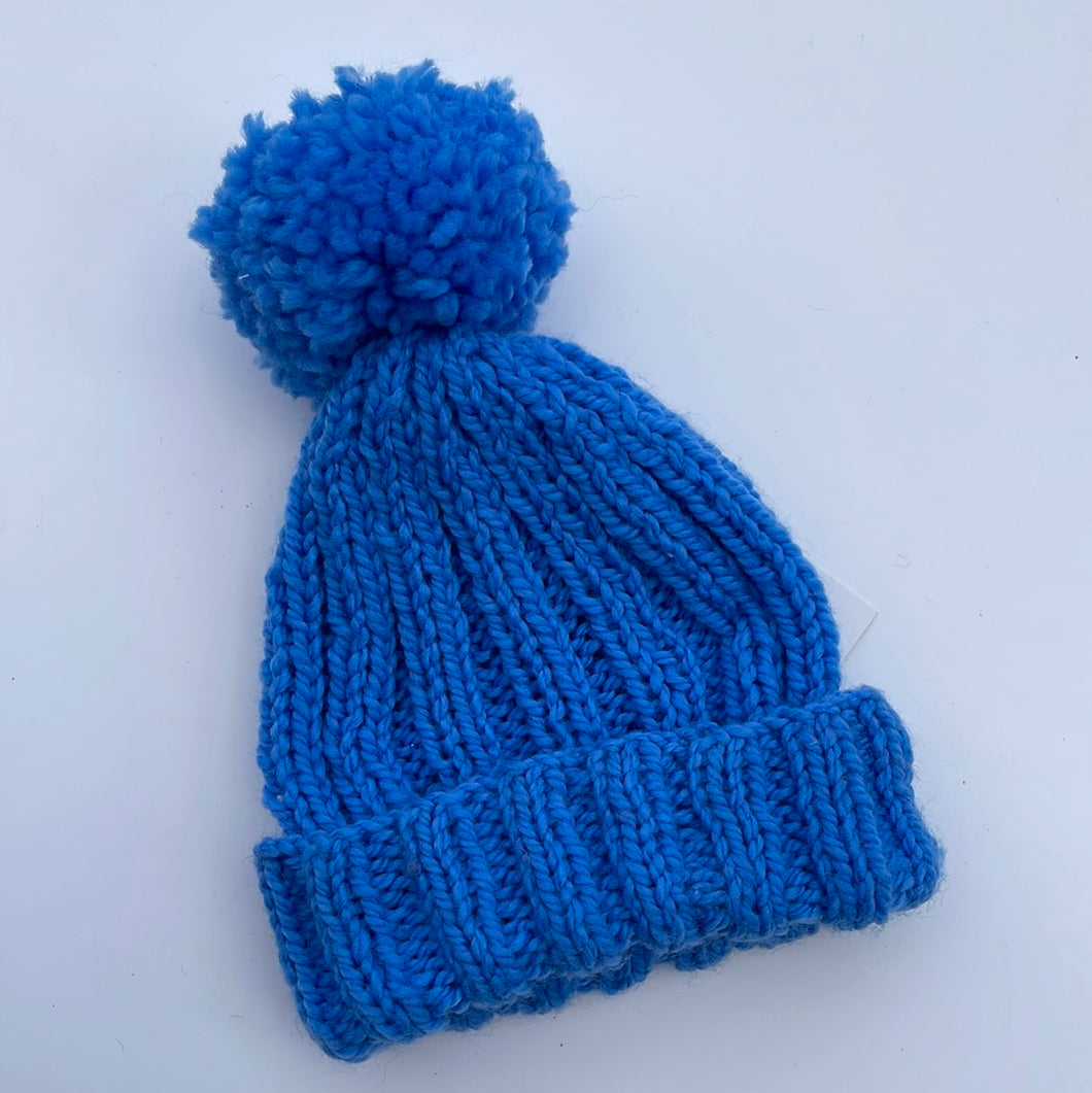 Hand knitted hat 2-5yrs