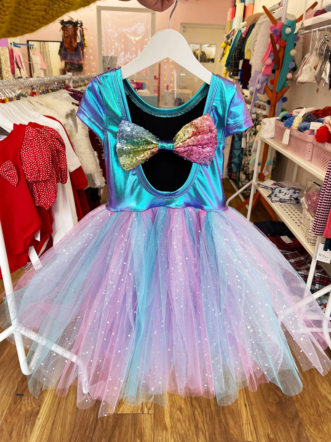 Mermaid Princess Bow Back Party Dress