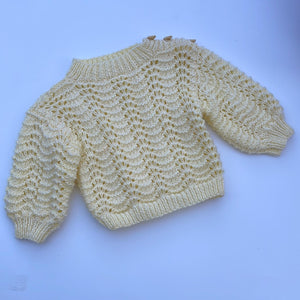 Hand knitted jumper 1-2yrs