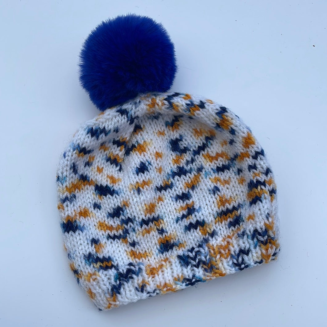 Hand knitted hat 6-18m