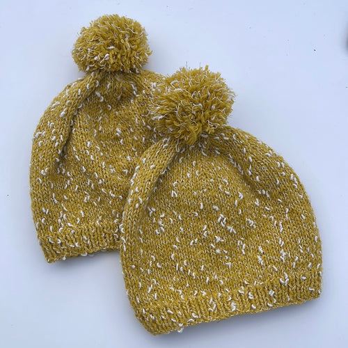 Hand knitted hat