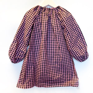 Winter Gingham cotton dress