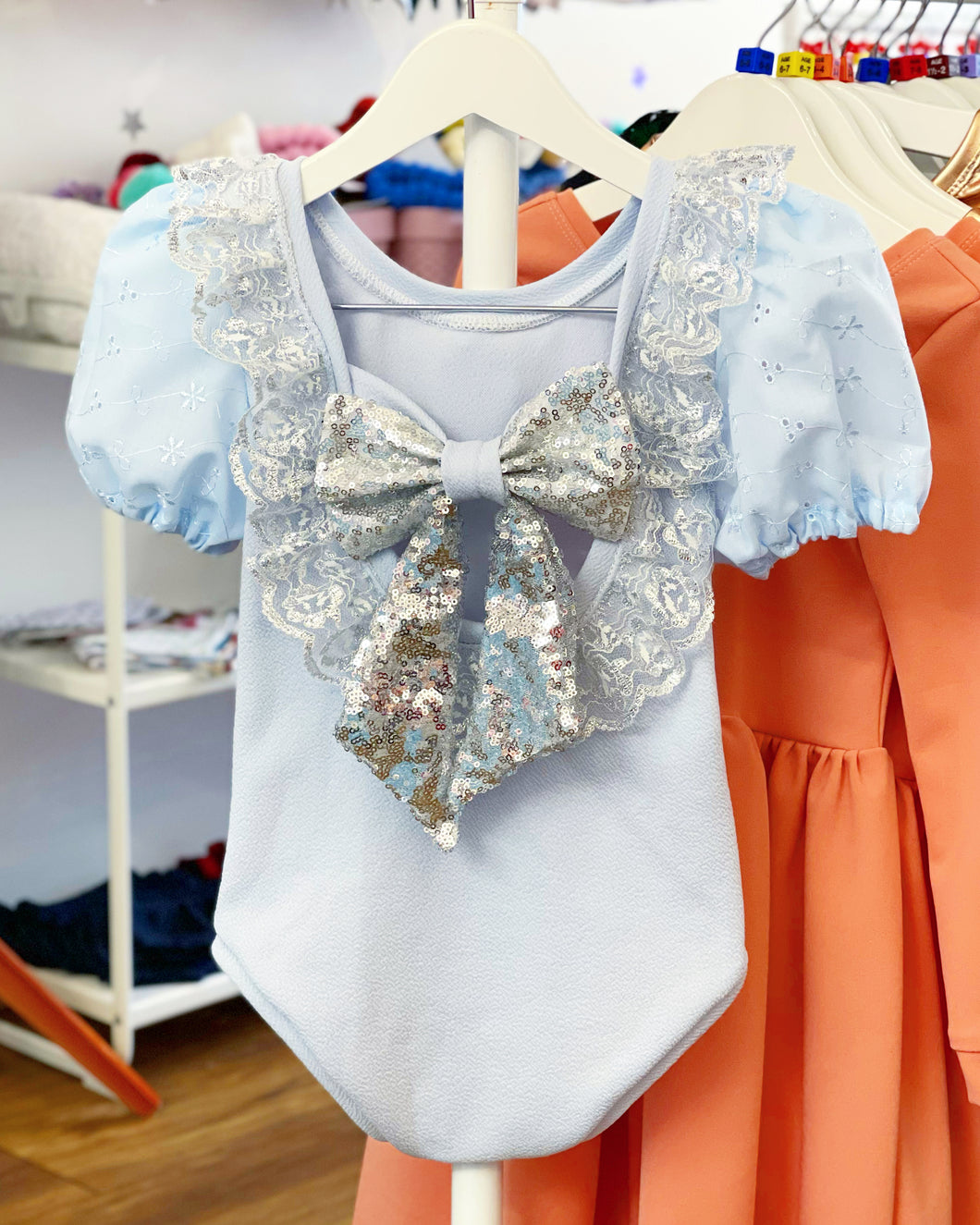 Perfect Princess Bow Back Bodysuit