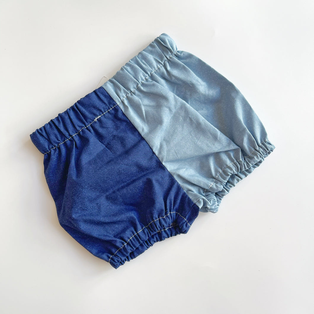 Double denim bloomers