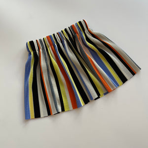 Rainbow stripe skirt
